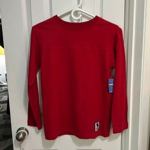 Boys Woodland Basic, SZ 12 Deep Red 100% Cotton, Long Sleeve NWT